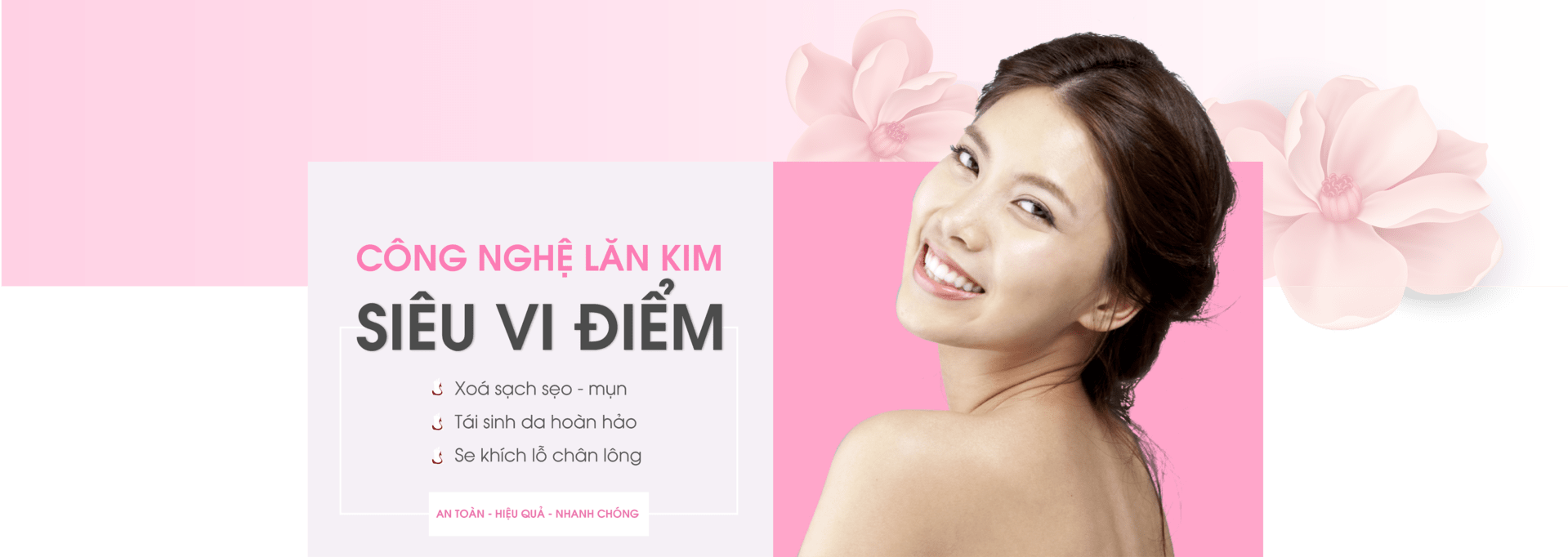 lăn kim trị sẹo rỗ
