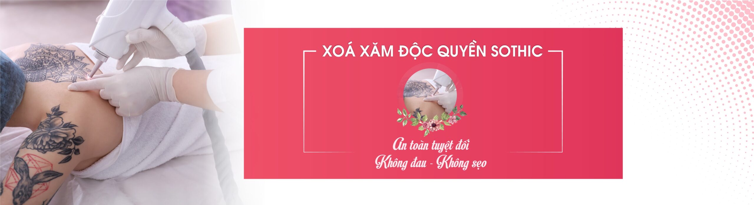 xoá xăm laser không đau không sẹo