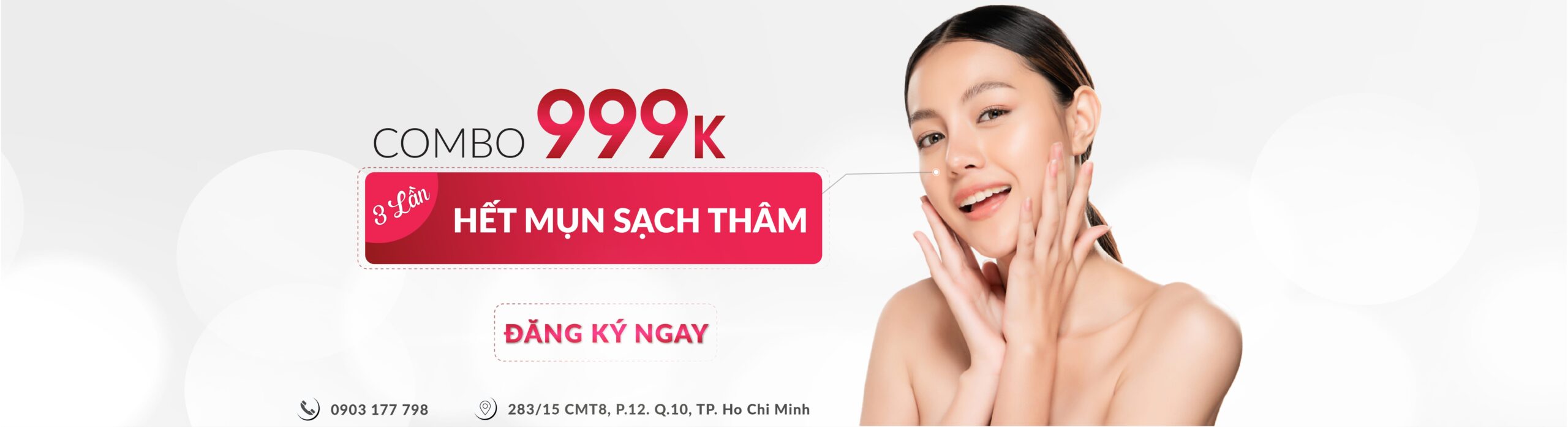 hết mụn sạch thâm chỉ 999k